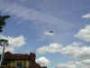 Flypast by a spitfire of the Battle of Britain